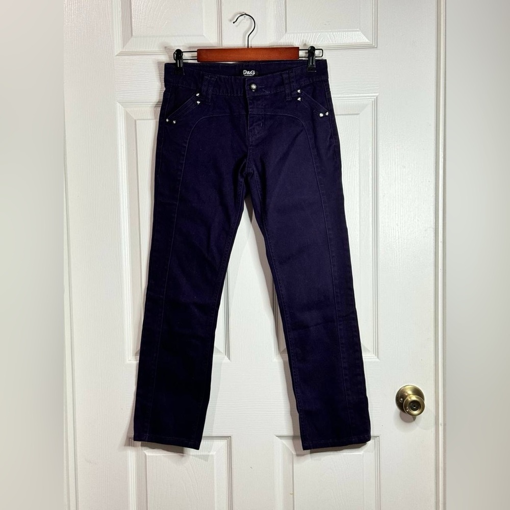 Dolce & Gabbana Vintage Purple Denim Pants Size 28